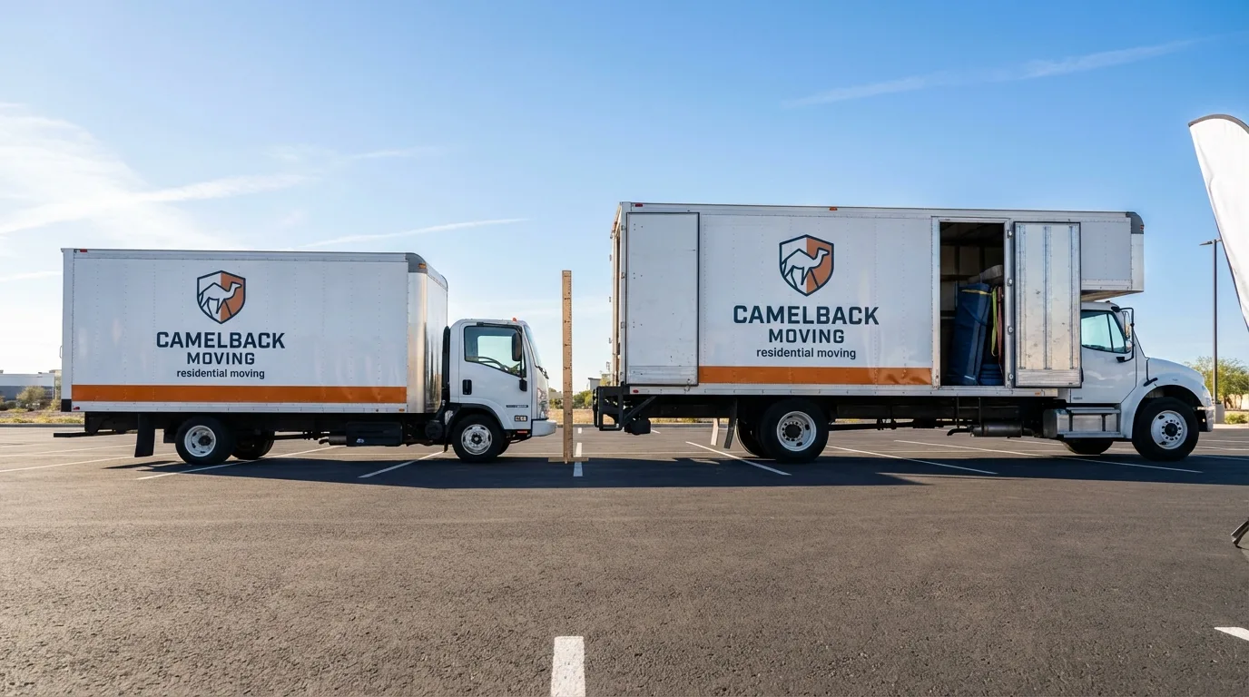 Moving truck size capacity guide in Castle Dale